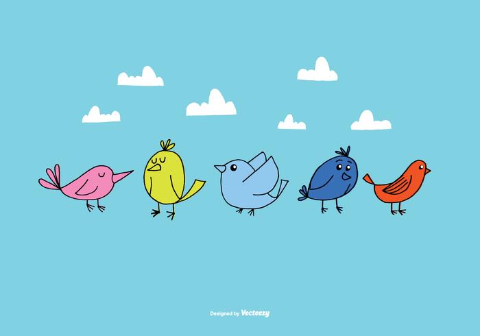 Hand Drawn Bird Vectors