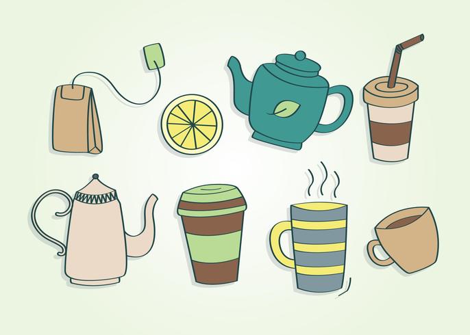 Hand Drawn Tea Vector