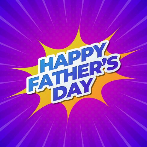 Happy Father's Day  Banner  vector