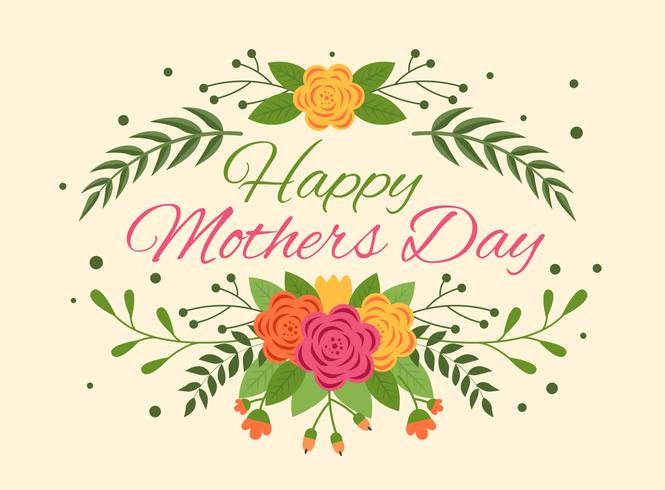 Happy Mother's Day Banner vector