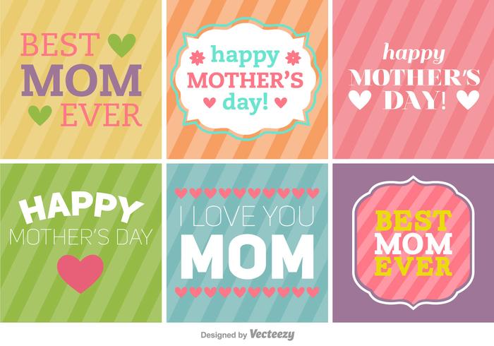 Happy Mother's Day Banners/Backgrounds vector