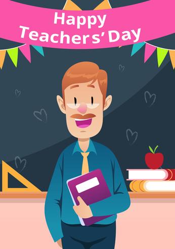 Happy Teachers Day Celebration vector