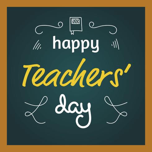 Happy Teachers' Day vector