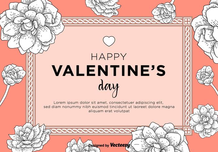 Happy Valentine's Day Card vector