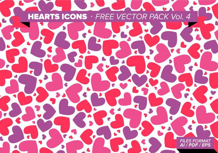 Heart Pattern Free Vector 