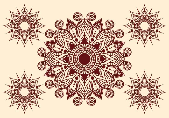 Henna Art Vector