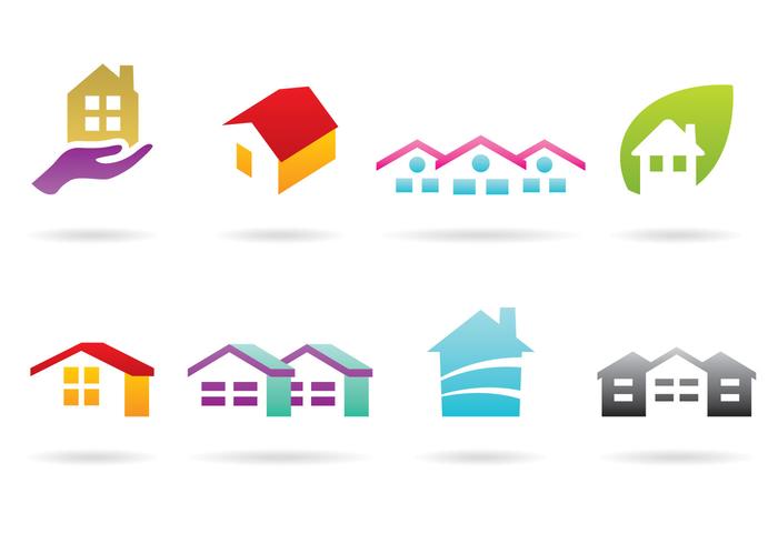 House And Roof Logos vector