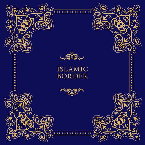 Islamic Border Vector