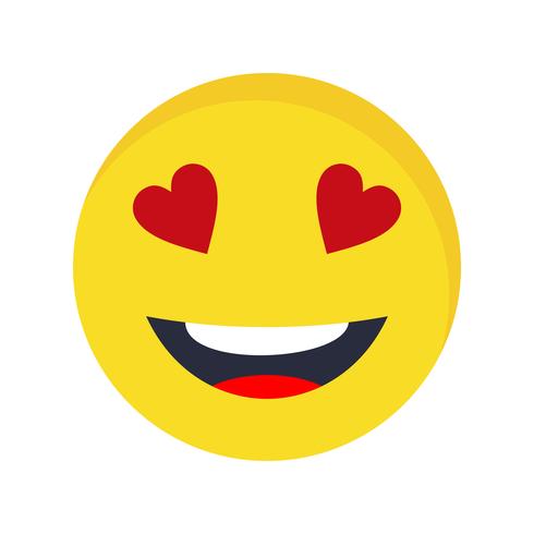 Love Emoji Vector Icon