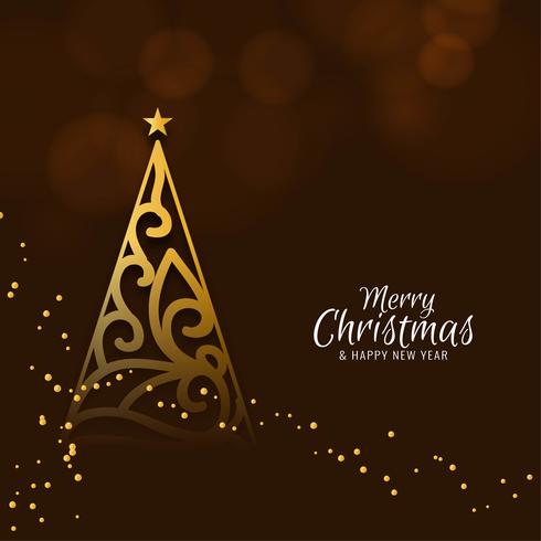 Merry Christmas festival celebration greeting background vector