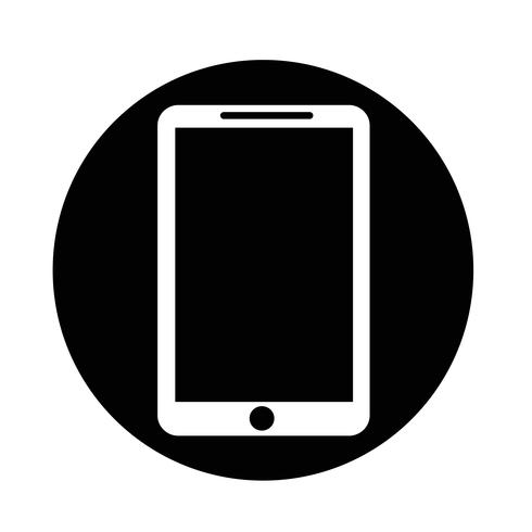 Mobile phone icon vector