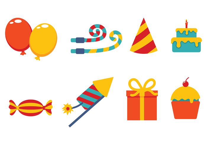Party Icons Vector