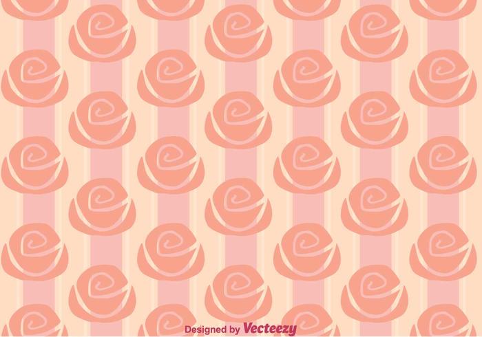 Pink Roses Flowers Background vector