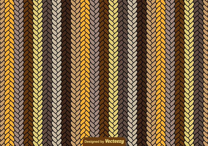 Plait Vector Seamless Pattern