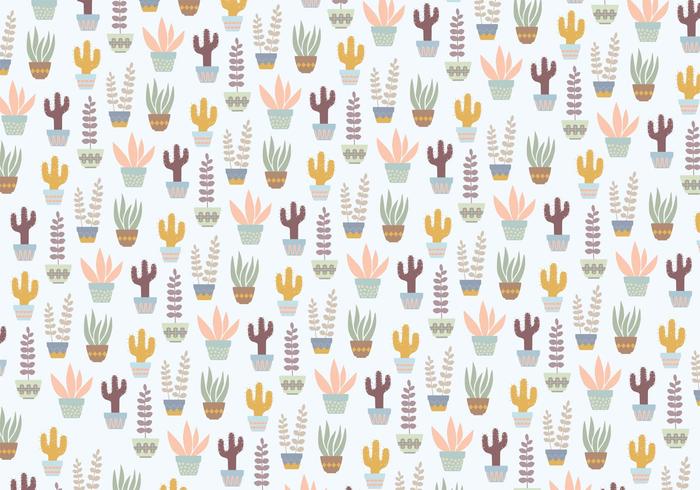 Plants Pattern Background vector