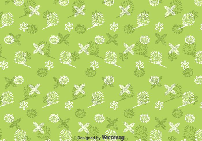 Protea Flowers Pattern Background vector