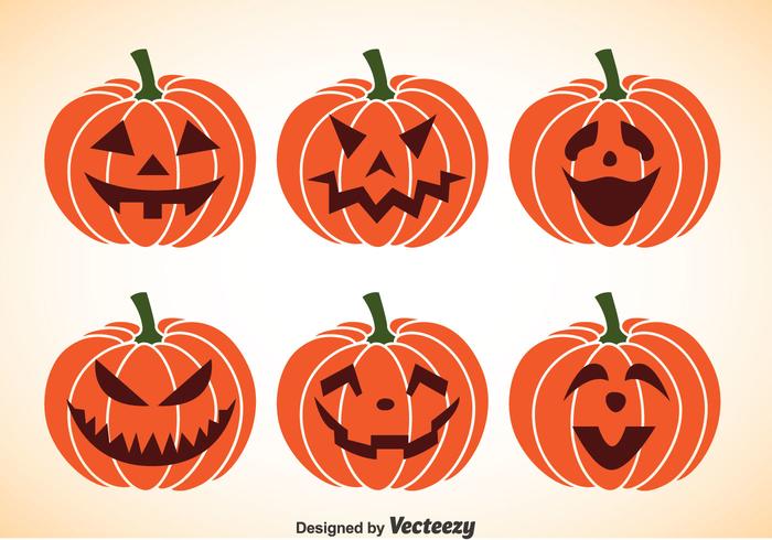 Pumpkin Jackolantern Vectors