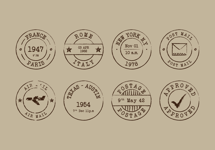 Retro Stamp Vector