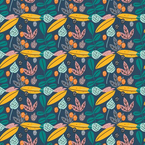 Seamless Flower Pattern Vector