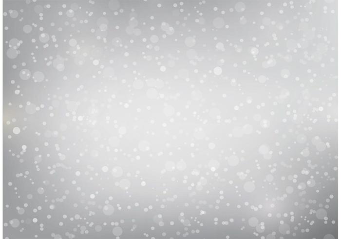 Silver Glitter Bokeh Vector 