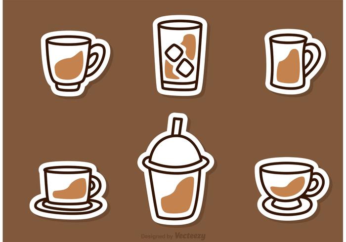 Simple Coffee Vector Icons