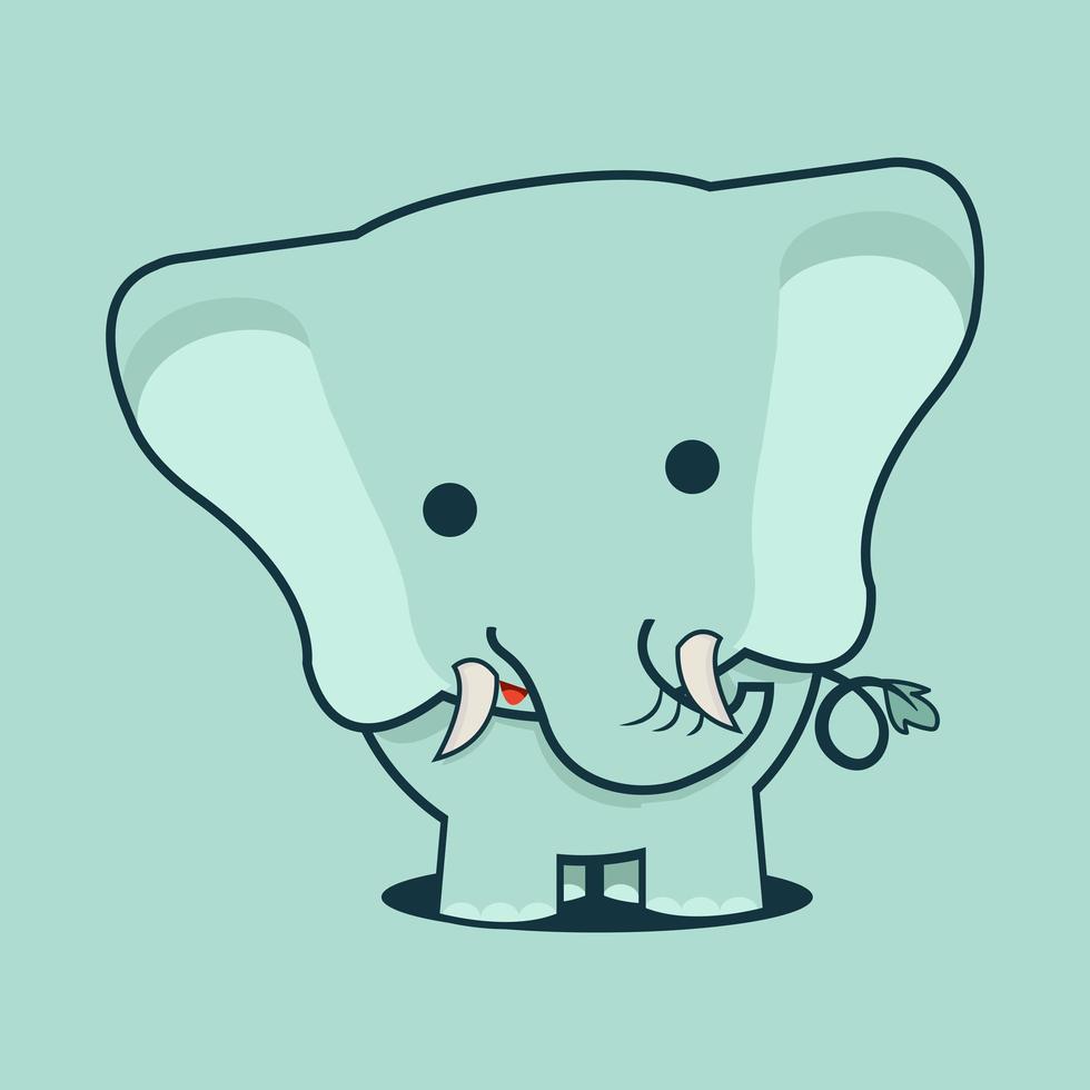 Small Elephant Baby vector