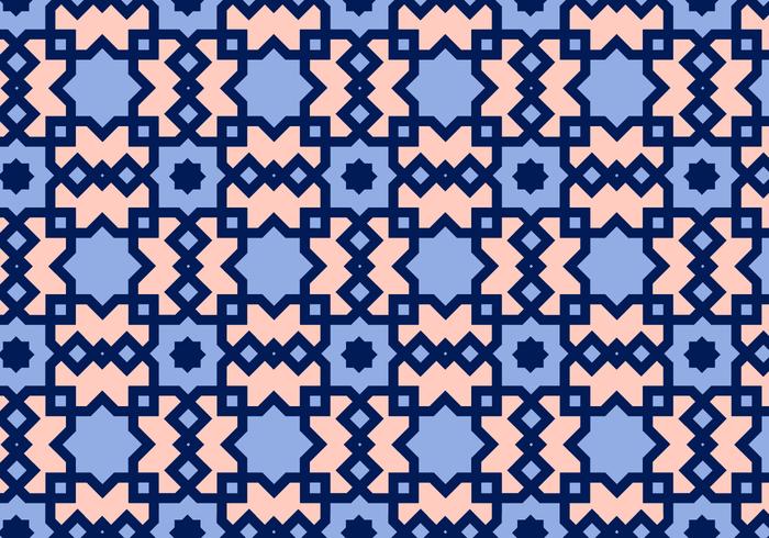Square Arabic Pattern Vector