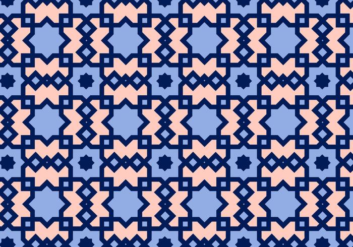 Square Arabic Pattern Vector