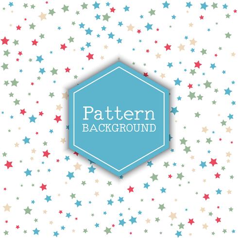 Star pattern background vector