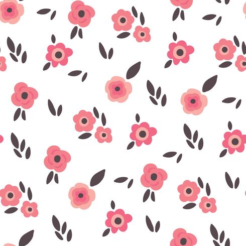 Sweet And Delicate Floral Background vector