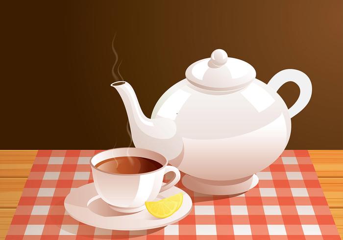 Teapot Real Free Vector