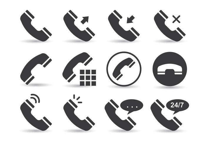 Telecommunication Phone Vectors 