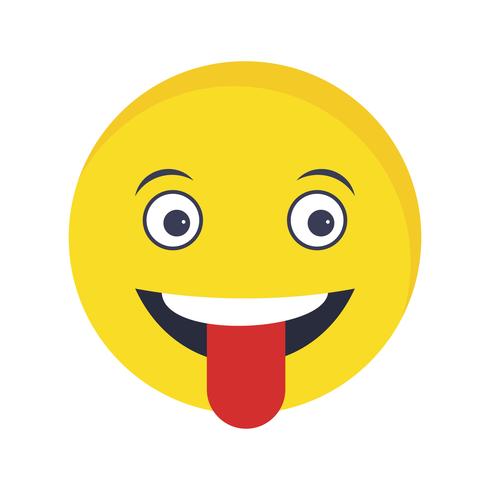 Tongue Emoji Vector Icon