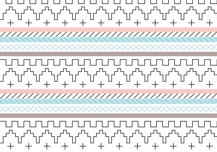 Trendy Pastel Pattern Vector Background