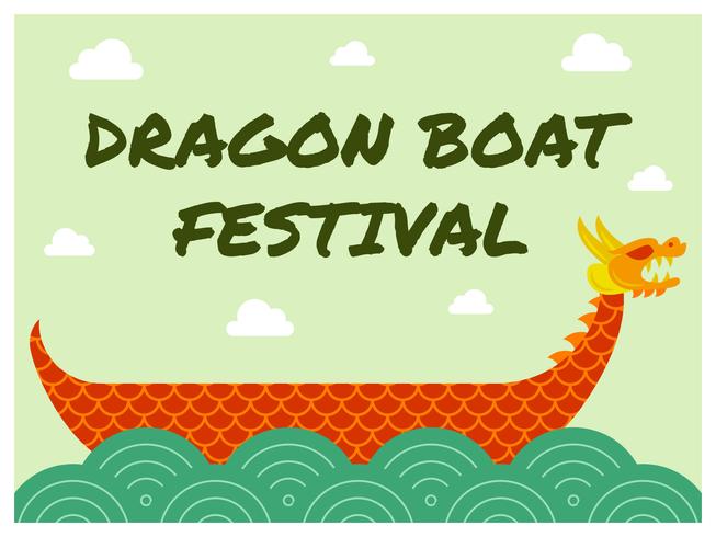 Unique Dragon Boat Festival Vector	