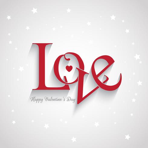 Valentine's Day love background  vector
