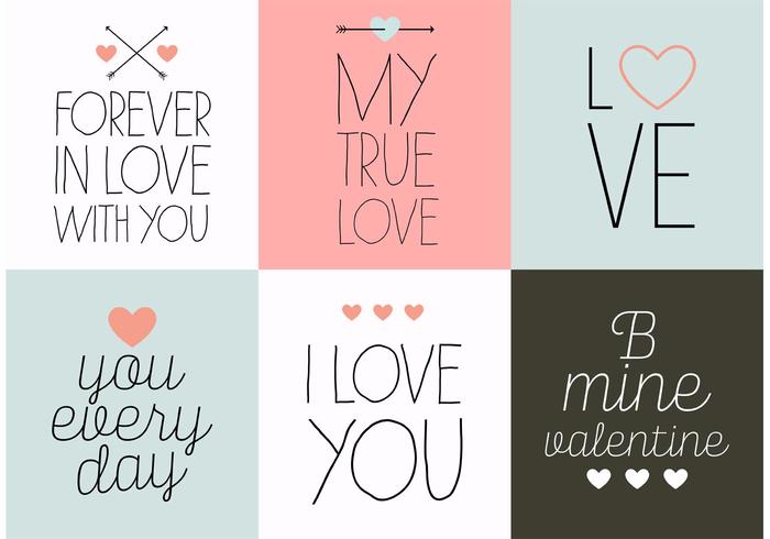 Valentines Day Card Vectors