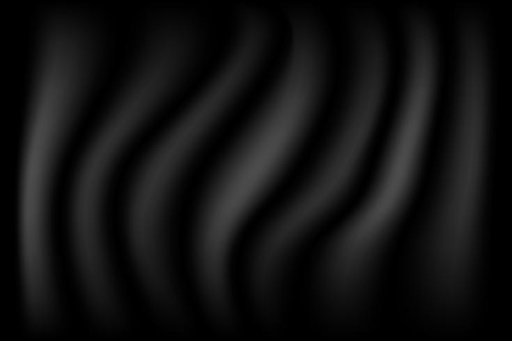 abstract black luxury texture silk background and cloth wave vector