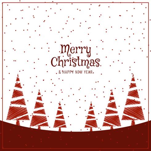 Abstract Merry Christmas background vector