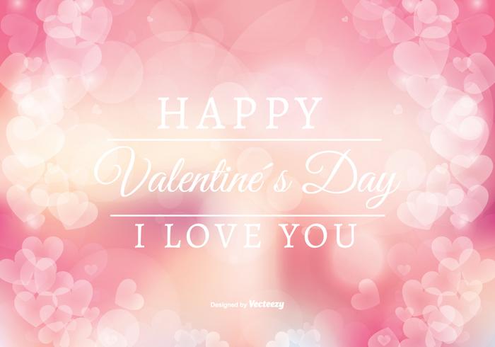 Abstract Style Valentine's Day Illustration vector