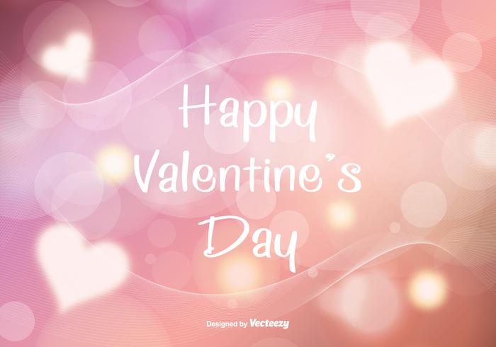 Abstract Valentine's Background Illustration vector