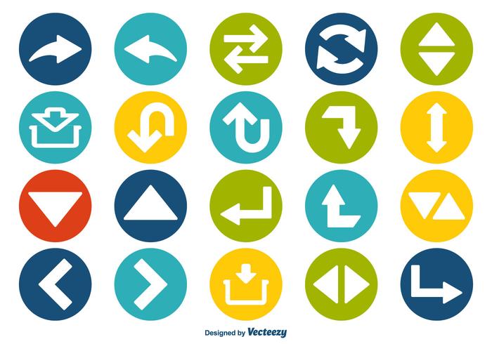 Arrow Icons Set vector