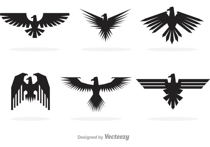 Black Hawk Logos vector