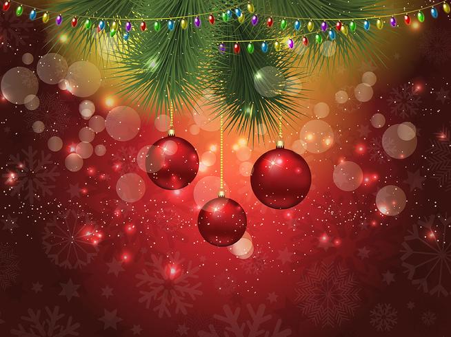 christmas bauble background 2 1610 vector