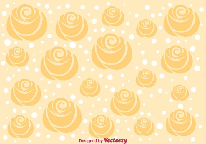Cream Roses Background vector