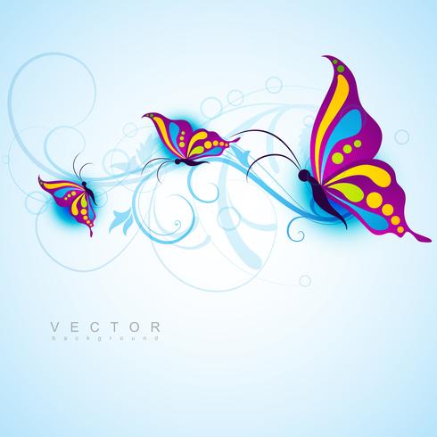 creative butterfly design vector