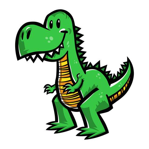 Dinosaur Tyrannosaurus Rex, T-Rex cartoon vector