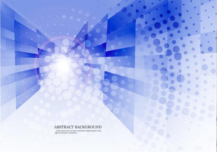 Dotted Blue Abstract Background vector