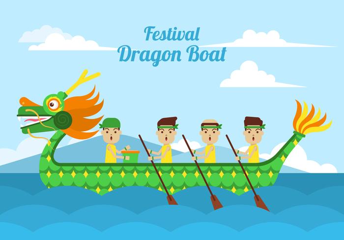 Dragon Boat Clipart vector
