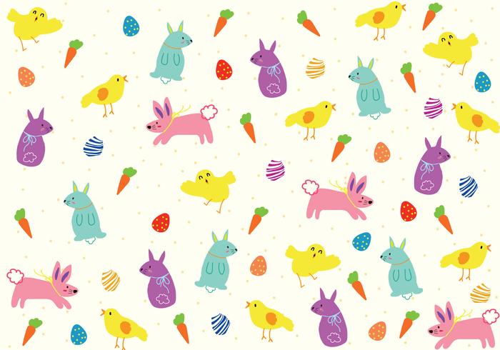 Easter Pattern Background  vector